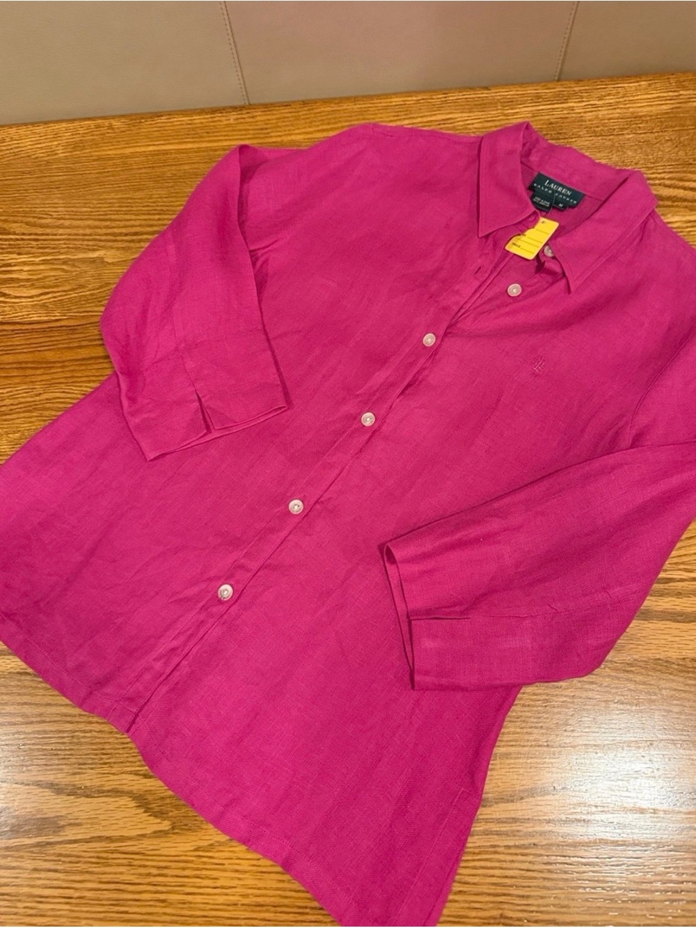 Ralph Lauren Fuchsia Button-Down Shirt